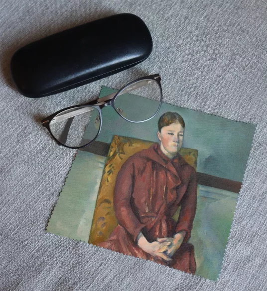 Ściereczka do okularów Madame Cezanne w żółtym fotelu Paul Cezanne