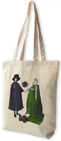 Torba bawełniana Portret małżonków Arnolfinich Jan Van Eyck