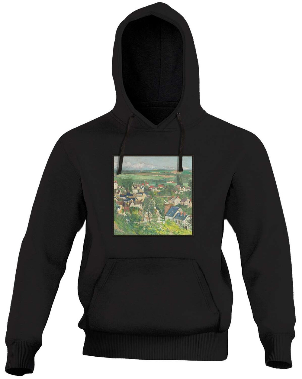 Bluza z naszywką Auvers, widok panoramiczny Paul Cezanne