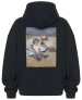 Bluza oversize Dziewczynki bawiące się na plaży Mary Cassatt
