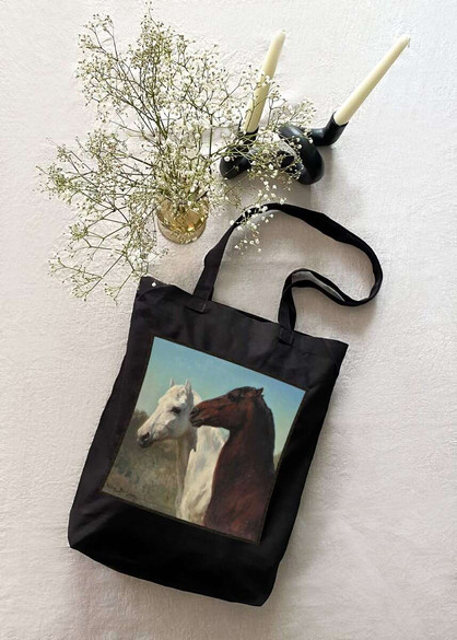 Torba z naszywką Dwa konie Rosa Bonheur