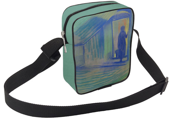 Torba listonoszka Alte Frau beim Betreten von Schloss Pretzfeld (Stara kobieta wchodząca do zamku Pretzfeld) Curt Herrmann