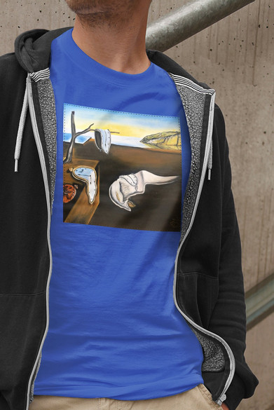 Koszulka z naszywką Trwałość pamięci Salvador Dali