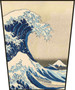 Ekran Wielka Fala w Kanagawie Katsushika Hokusai