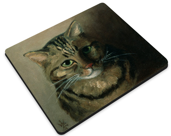 Podkładka Studium głowy kota tabby Louis Wain 36x29cm