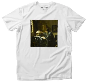 Koszulka z naszywką Astronom Jan Vermeer