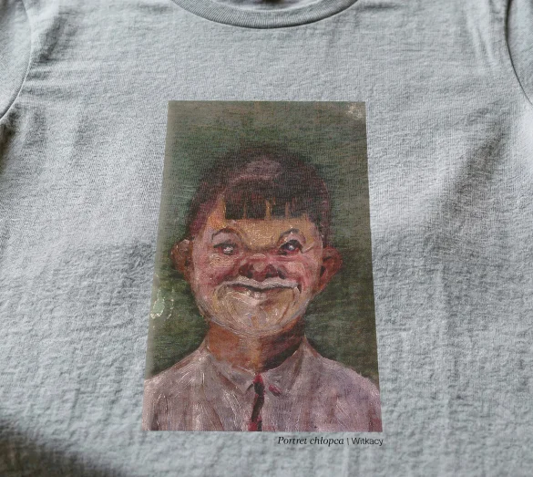 Koszulka z nadrukiem Portret chłopca Witkacy
