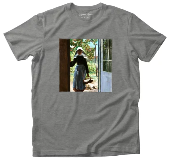 Koszulka z naszywką Bretońska dziewczyna Anna Bilińska-Bohdanowiczowa