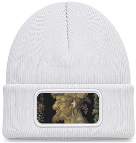 Czapka zimowa Jesień Giuseppe Arcimboldo – biała