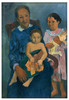 Magnes Polinezyjska kobieta z dziećmi Paul Gauguin