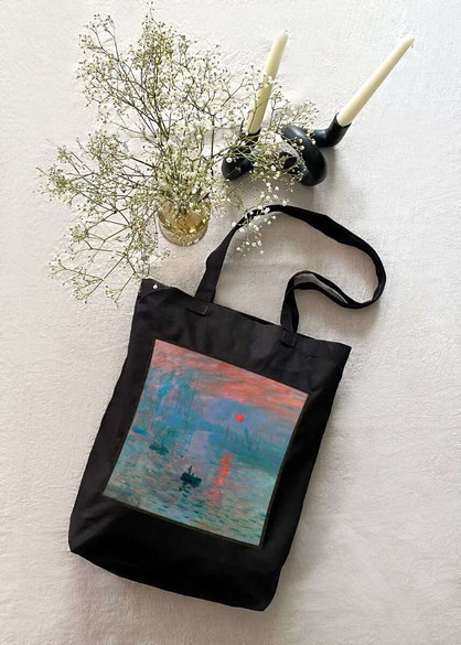 Torba z naszywką Impresja, wschód słońca Claude Monet