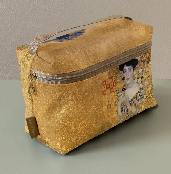 Kosmetyczka kuferek Złota Adela Gustav Klimt