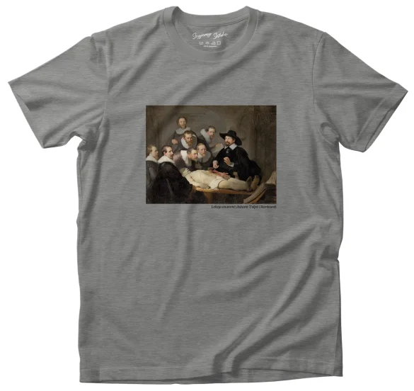 Koszulka z nadrukiem Lekcja anatomii doktora Tulpa Rembrandt