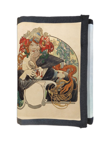 Portfel Bières De La Meuse (Piwo z mezy) Alfons Mucha