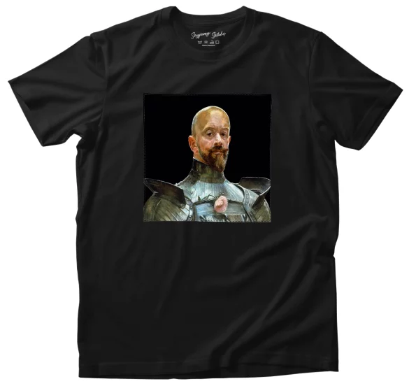 Koszulka z naszywką Autoportret w zbroi Jacek Malczewski