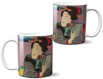 Kubek Krajobrazy i piękności Utagawa Kuniyoshi