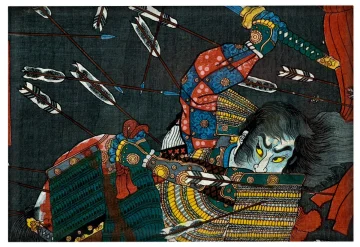 Magnes Bitwa pod Shijō Nawate Utagawa Kuniyoshi