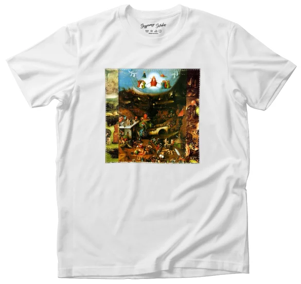 Koszulka z naszywką Sąd Ostateczny Hieronim Bosch