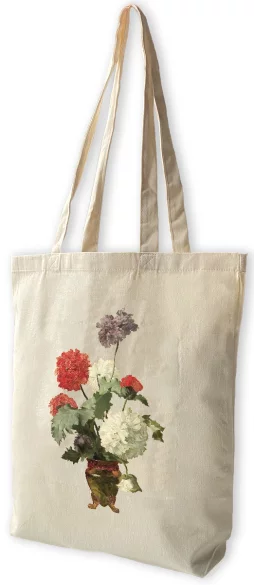 Torba bawełniana Peonie (maki) Anna Bilińska-Bohdanowiczowa