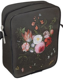 Torba listonoszka Wiosenne kwiaty w szklanym wazonie Jan van Kessel (starszy)