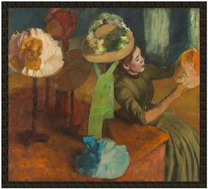 Naszywka Sklep z kapeluszami Edgar Degas