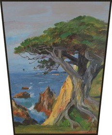 Ekran Pejzaż z Monterey Wojciech Kossak