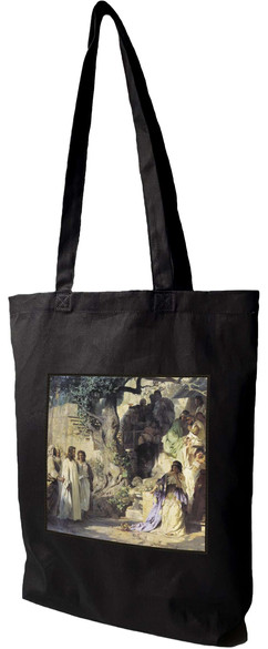 Torba z naszywką Chrystus i jawnogrzesznica Henryk Siemiradzki