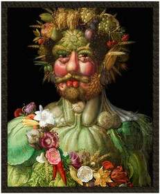 Naszywka Portret Rudolfa II Giuseppe Arcimboldo
