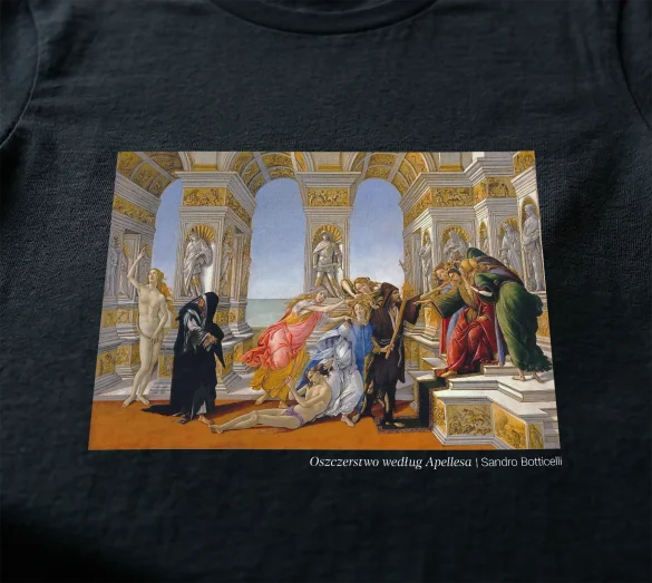 Koszulka z nadrukiem Oszczerstwo według Apellesa Sandro Botticelli