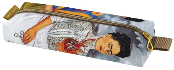 Piórnik szkolny prostokątny Dwie Fridy Frida Kahlo