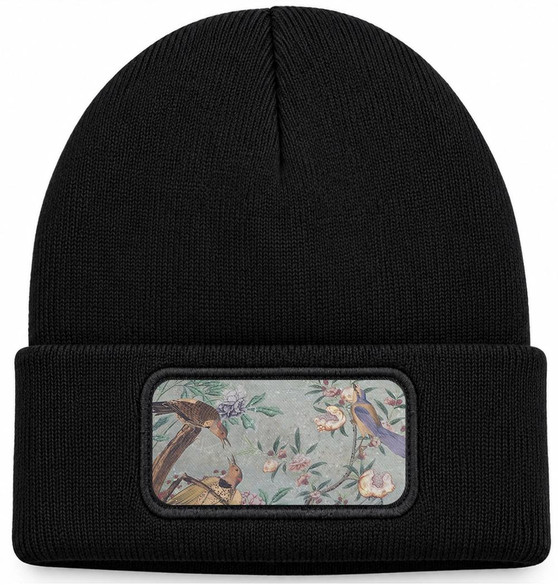 Czapka zimowa A Yellow Shafted Flicker James Audubon – czarna