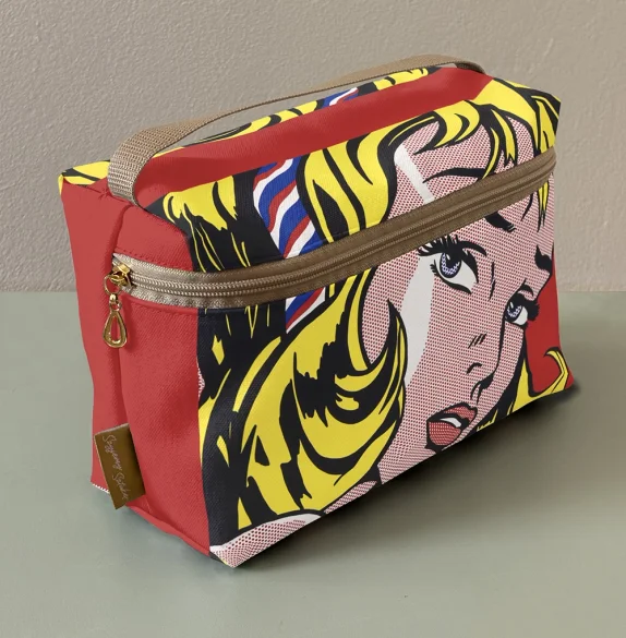 Kosmetyczka kuferek Girl with Hair Ribbon Roy Lichtenstein