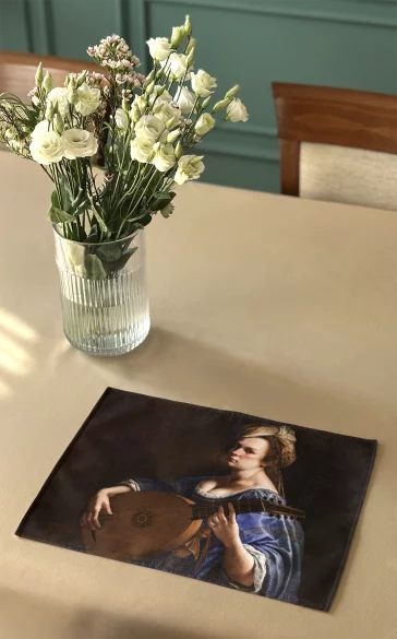 Podkładka na stół Autoportret jako lutnistka Artemisia Gentileschi