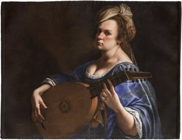 Podkładka na stół Autoportret jako lutnistka Artemisia Gentileschi