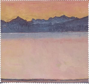 Ściereczka do okularów Genfersee mit Mont-Blanc im Morgenrot Ferdinand Hodler