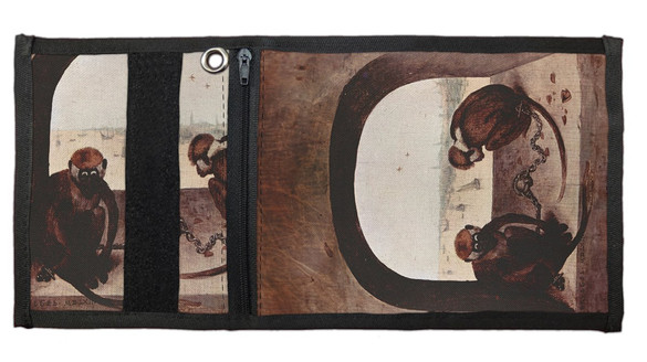 Portfel Dwie małpy Pieter Bruegel starszy