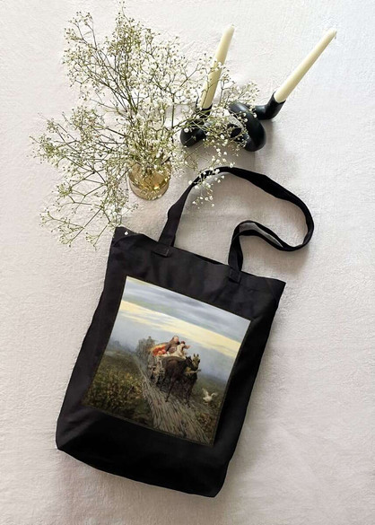 Torba z naszywką Powrót kwestarza Alfred Wierusz-Kowalski