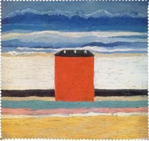 Ściereczka do okularów Czerwony Dom Kazimir Severinovich Malevich