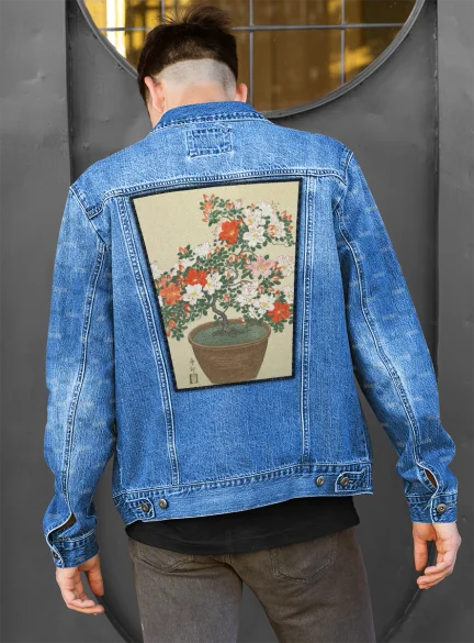 Ekran Azalia w doniczce Ohara Koson