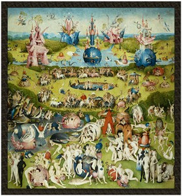 Naszywka Ogród rozkoszy ziemskich Hieronim Bosch