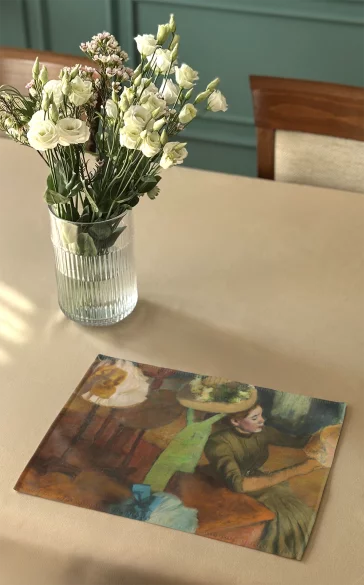 Podkładka na stół Sklep z kapeluszami Edgar Degas