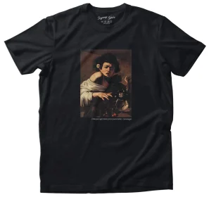 Koszulka z nadrukiem Chłopiec ugryziony przez jaszczurkę Caravaggio