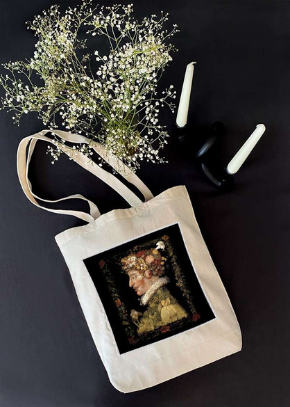 Torba z naszywką Wiosna Giuseppe Arcimboldo