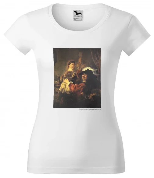 Bluzka damska Autoportret z Saskią Rembrandt
