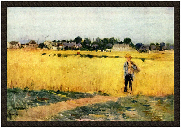 Naszywka W pszenicy Berthe Morisot