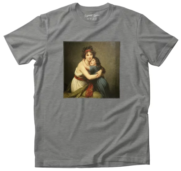 Koszulka z naszywką Autoportret z córką Élisabeth Vigée-Lebrun