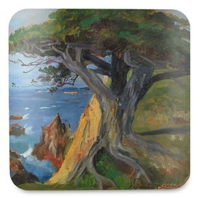 Podkładka pod kubek Pejzaż z Monterey Wojciech Kossak