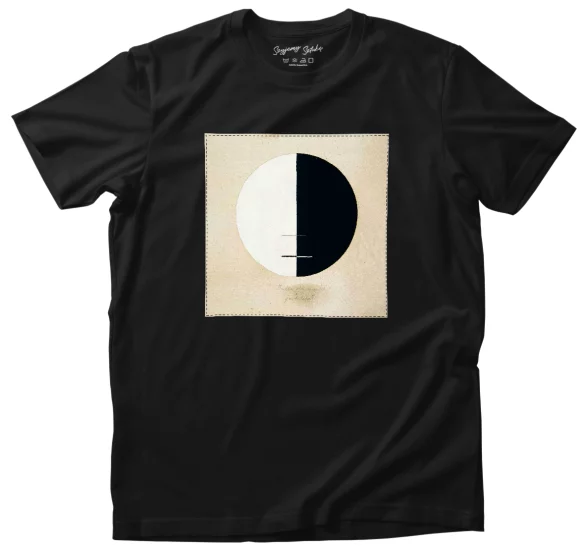 Koszulka z naszywką Stanowisko Buddy w ziemskim życiu Hilma af Klint