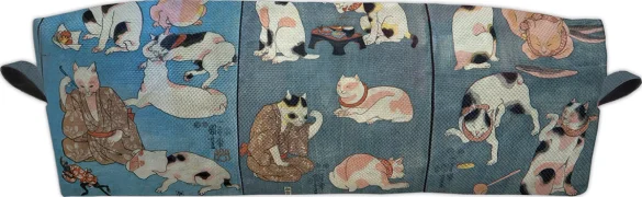 Piórnik Przysłowia Ilustrowane przez Koty Utagawa Kuniyoshi