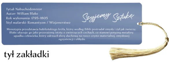 Zakładka do książki Nabuchodonozor William Blake